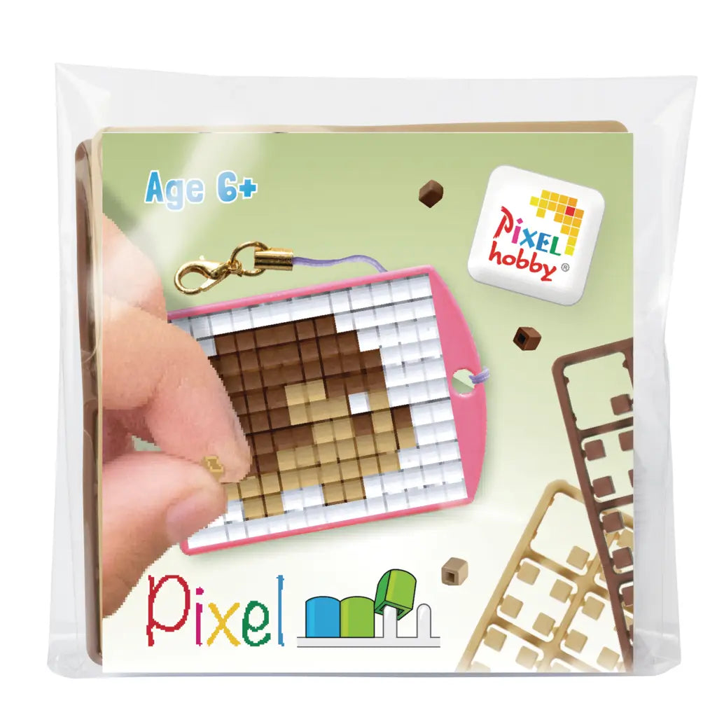 Pixel Medallion Keychain - Hedgehog 23151