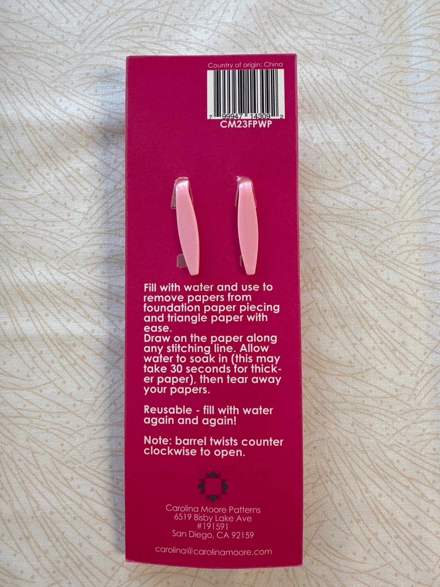 Foundation Piecing Water Pen - CM23FPWP