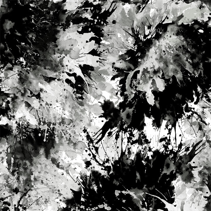 108" Splash Digital - Black & White - 2449WB-99