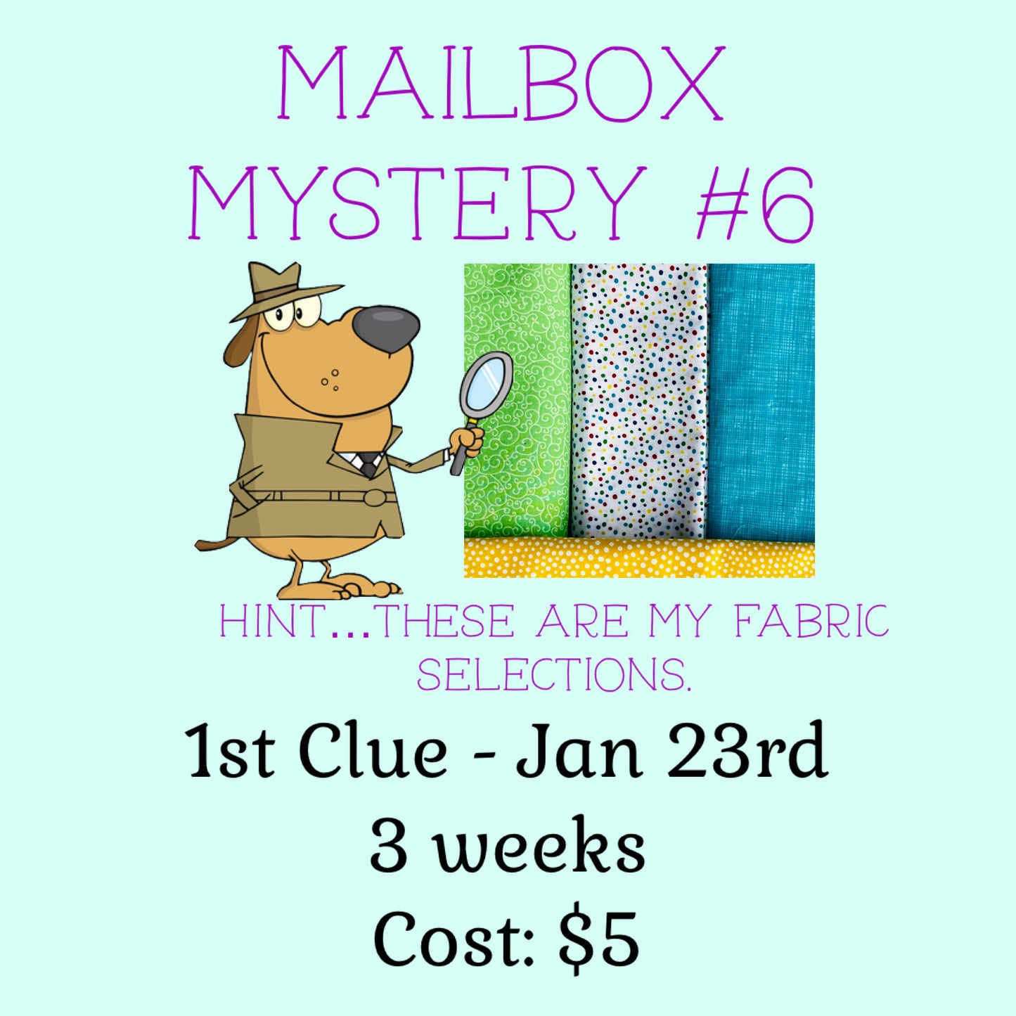Mailbox Mystery #6 CLASS ONLY