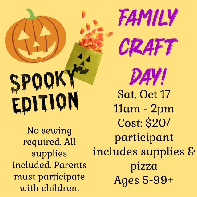 Family Craft Day- Spooky Edition