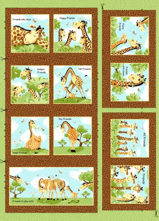 Zoe the Giraffe Storybook Panel - SB20356-280