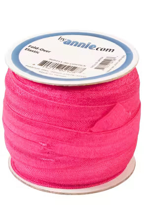 Fold-over Elastic 3/4in x 50yd Lipstick - sup211-50-lp