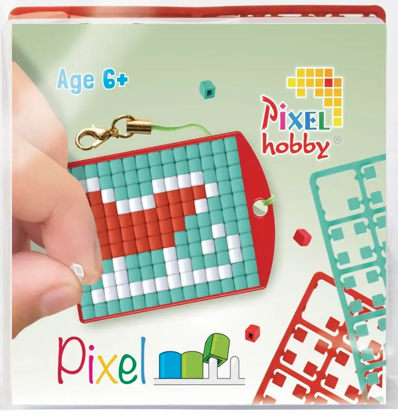 Pixel Medallion Keychain - Sleigh 23139