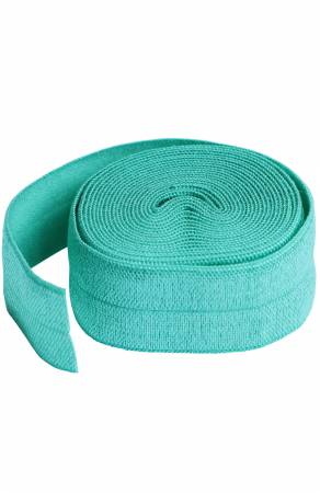 Fold-Over Elastic 3/4"x2yds - Turquoise