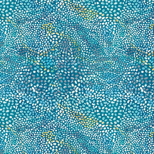 Under The Sea Bubbly Trails Turquoise 16533-82