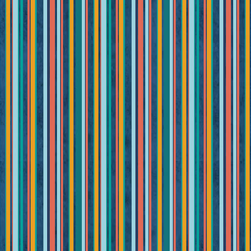 Under The Sea Cabana Stripe Coral 16531-23