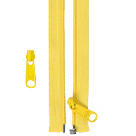 50in Separating Zipper and Extra Slide Dandelion - ZIP50-195
