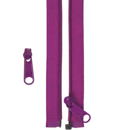 50in Separating Zipper and Extra Slide Tahiti - ZIP50-245