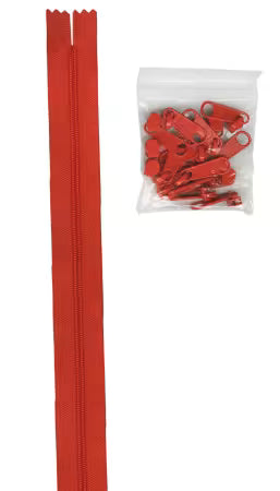 Zippers by the Yard - Tangerine ZIPYD-285