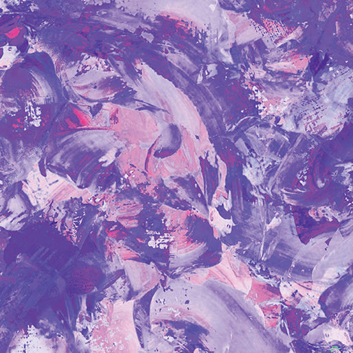 Paint Splash Purple/Lilac - 14162W-66