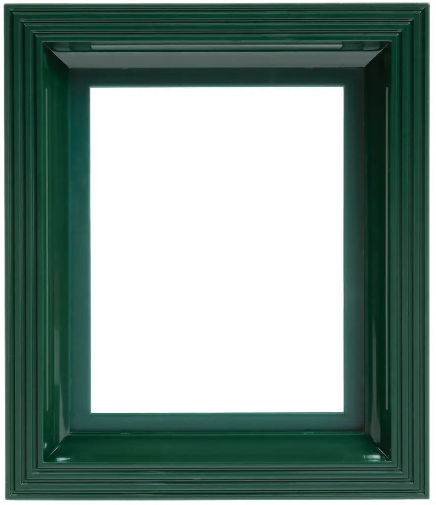 Plastic frame for 1 baseplate - Dark green 20055