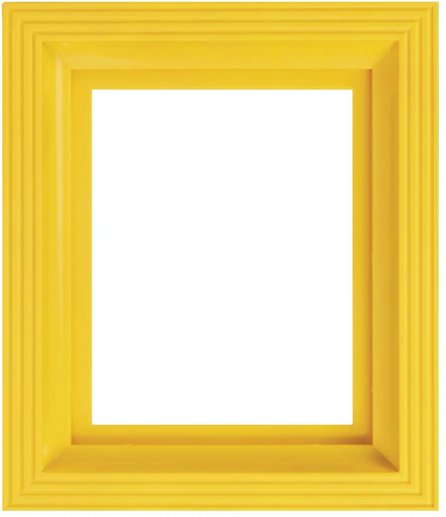 Plastic frame for 1 baseplate - Yellow 20057