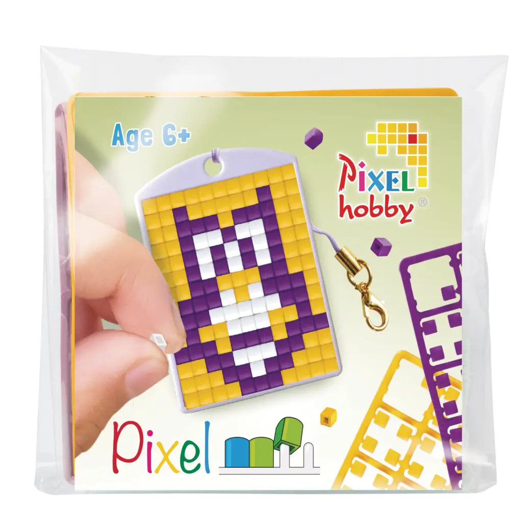 Pixel Medallion Keychain - Owl 23141
