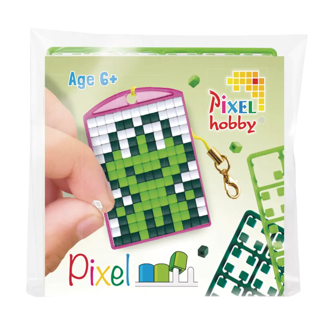 Pixel Medallion Keychain - Frog 23142