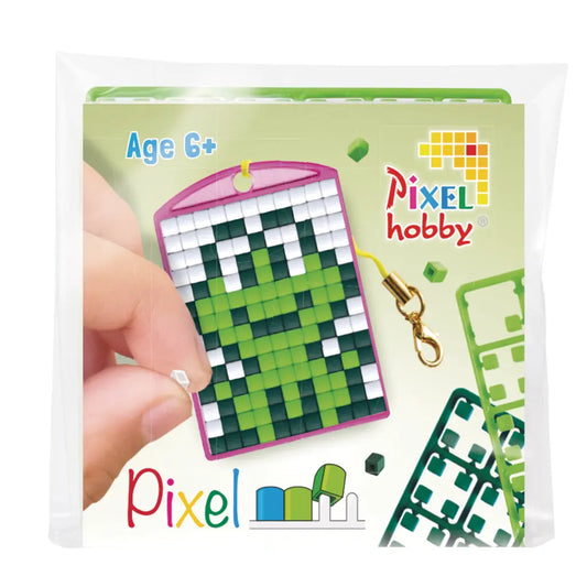 Pixel Medallion Keychain - Frog 23142
