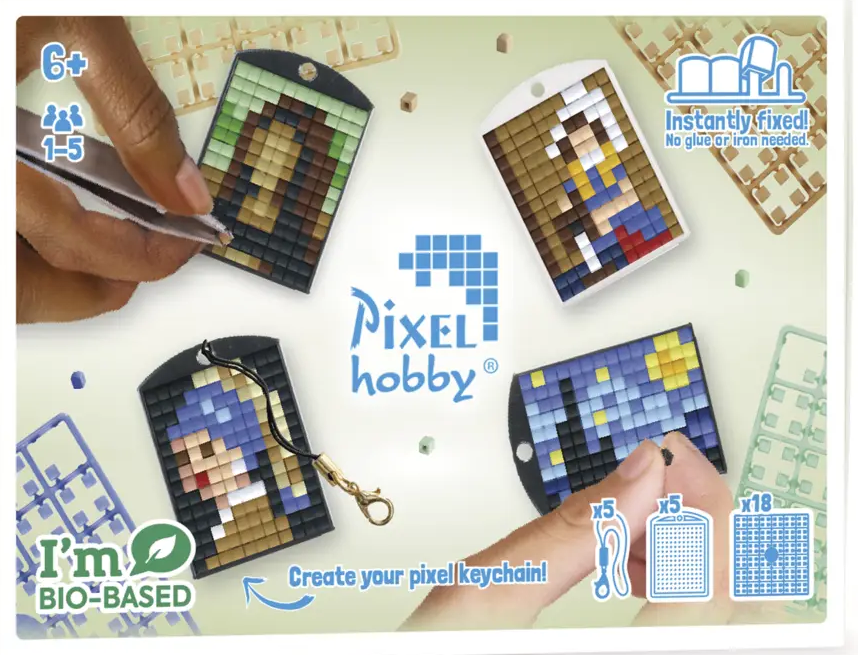 Pixel Keychain 5 Pack - Art 1- 23900