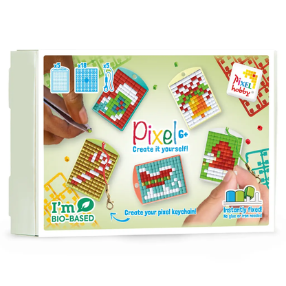 Pixel Keychain 5 Pack - Christmas 23906