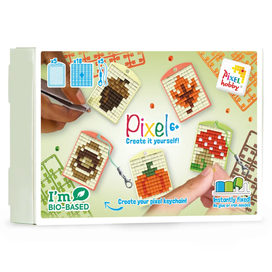 Pixel Keychain 5 Pack - Fall - 23914