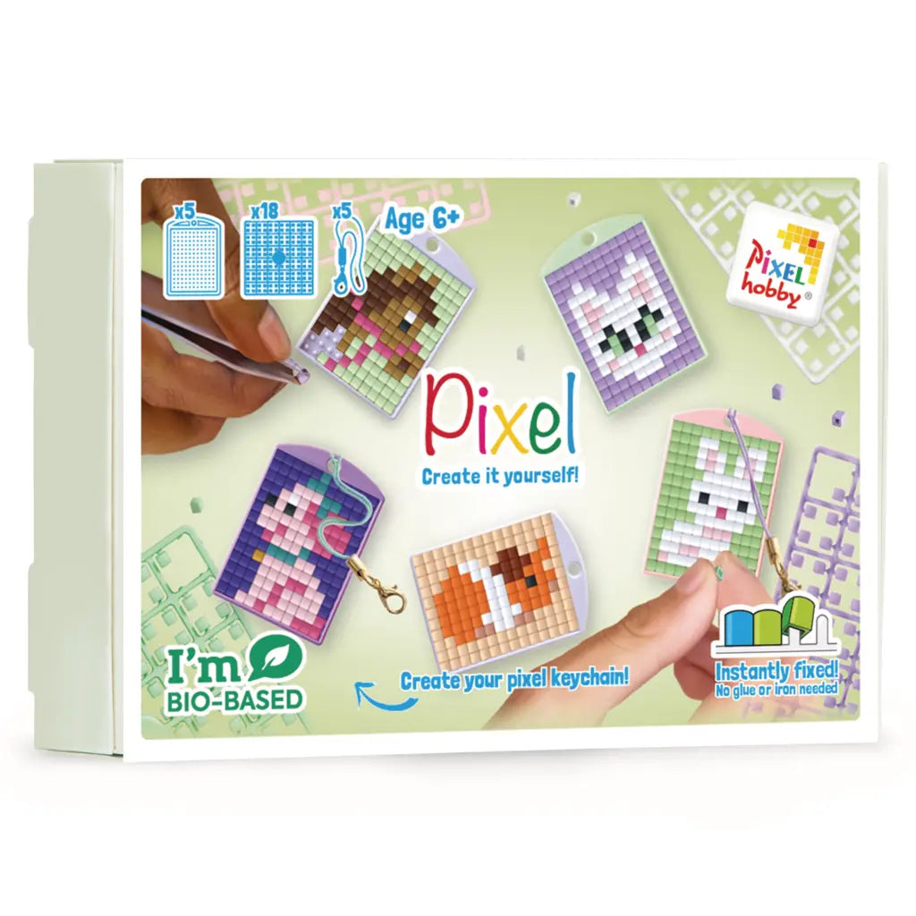 Pixel Keychain 5 Pack - Pets 23918