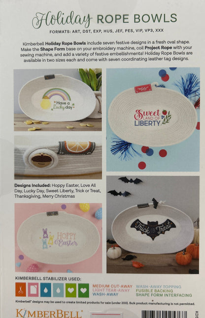 Kimberbell Holiday Rope Bowls