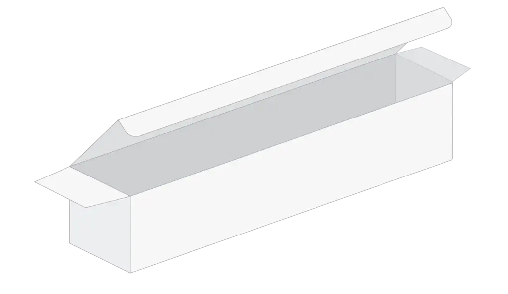 Empty white sleeve 40015