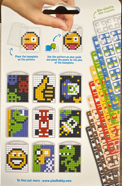 Pixel Keychain 3 Pack - Cool 20132