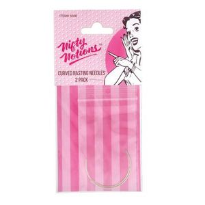 Basting Needle Curved 2 pack - 6506