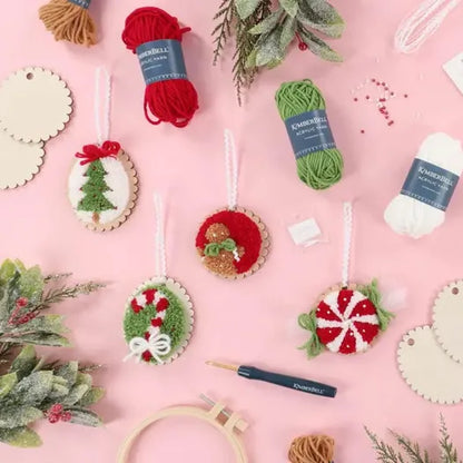 Cozy Christmas Ornaments Punch Needle Plus Embroidery Kit
Kimberbell - KPNK1027