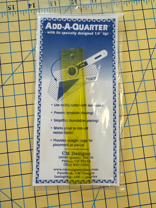 Add-A-Quarter Ruler