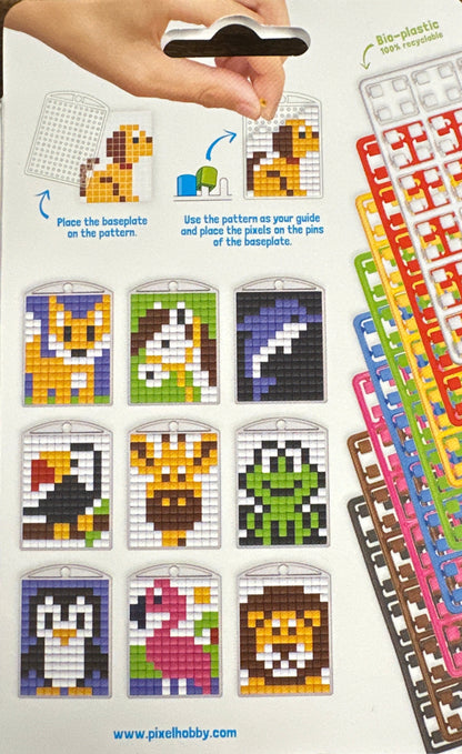 Pixel Keychain 3 Pack - Animals 20130