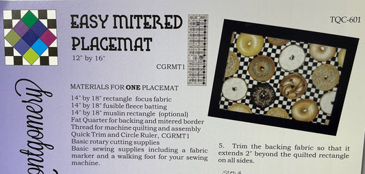 Easy Mitered Placemat Pattern