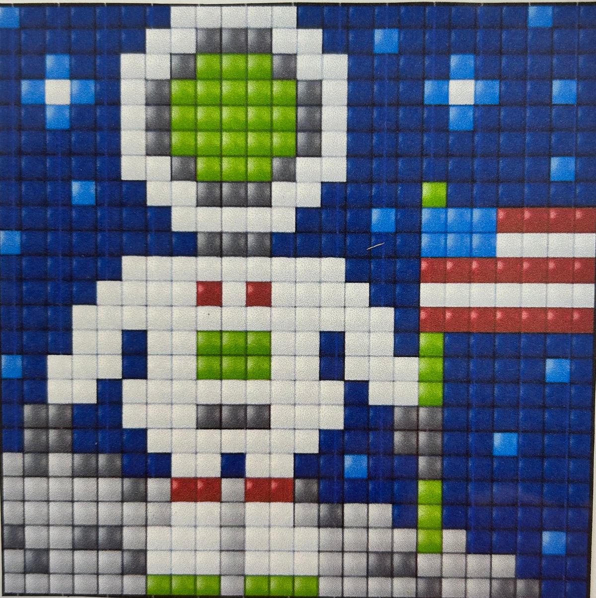 XL Pixel Set - 4 Small Baseplates - Astronaut - ASTROXL