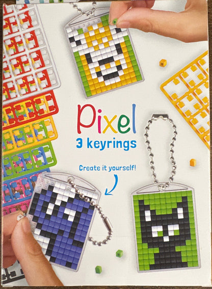 Pixel Keychain 3 Pack - Animals 20130