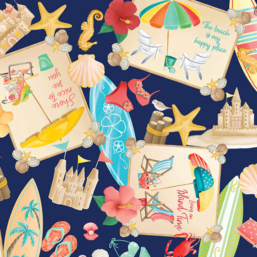 Beach Retreat-Beach Life Navy - 14591-56