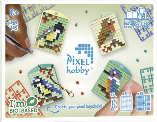Pixel Keychain 5 Pack - Birds 23902