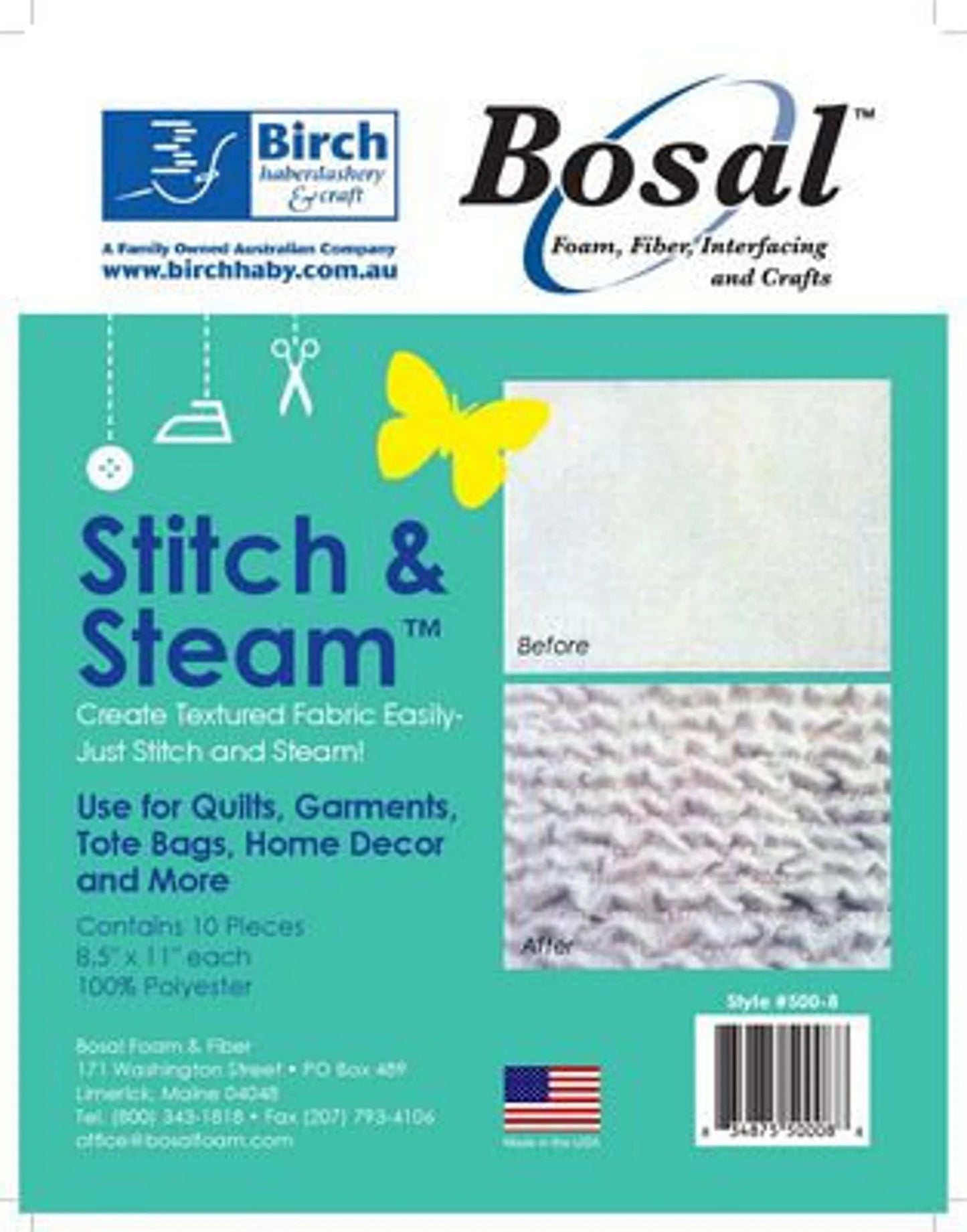 Bosal Stitch & Seam Texture - 500-18