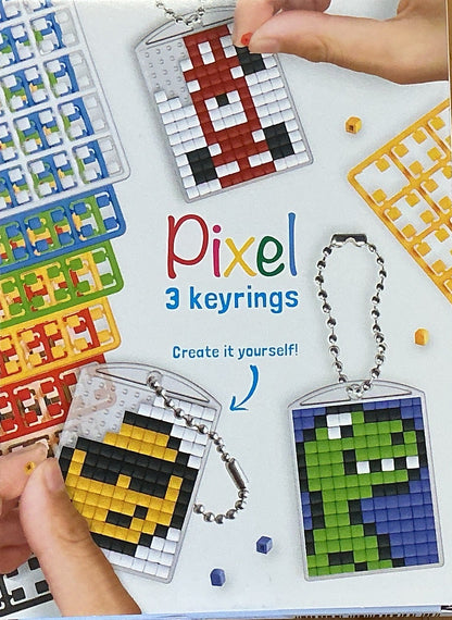 Pixel Keychain 3 Pack - Cool 20132