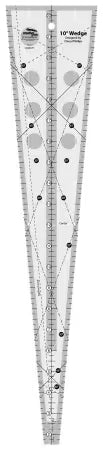 Creative Grids Quilt Ruler 10 Degree Wedge - CGRCP1