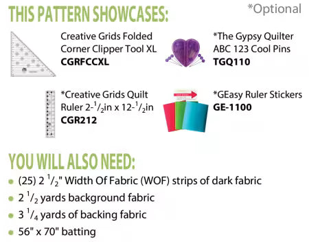 Bauble Chain Quilt - CLPPSQ008
