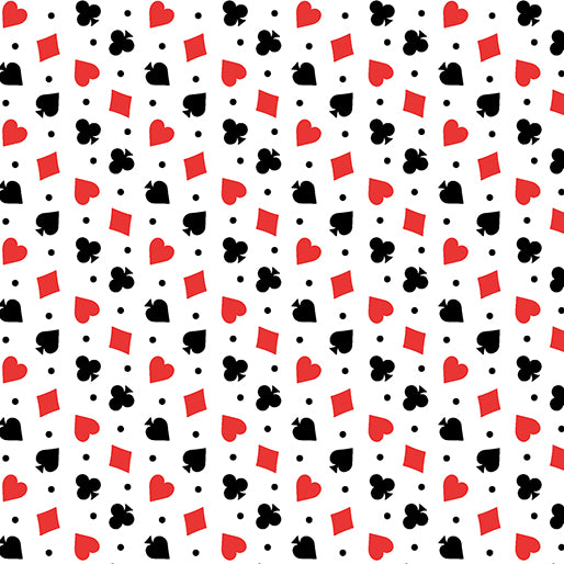 Card Suits White  Lets Play - 14818-09