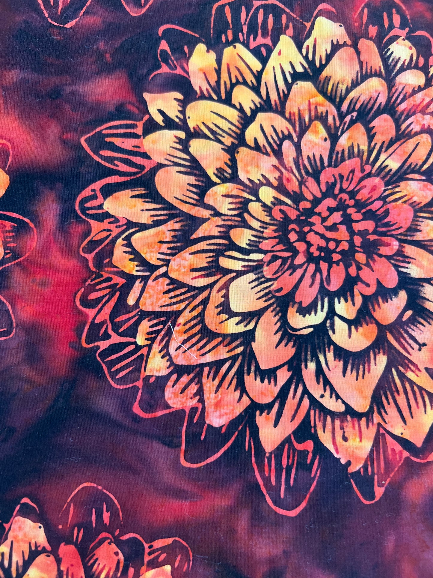 Bali Batik Dahlia Flame 2576-67