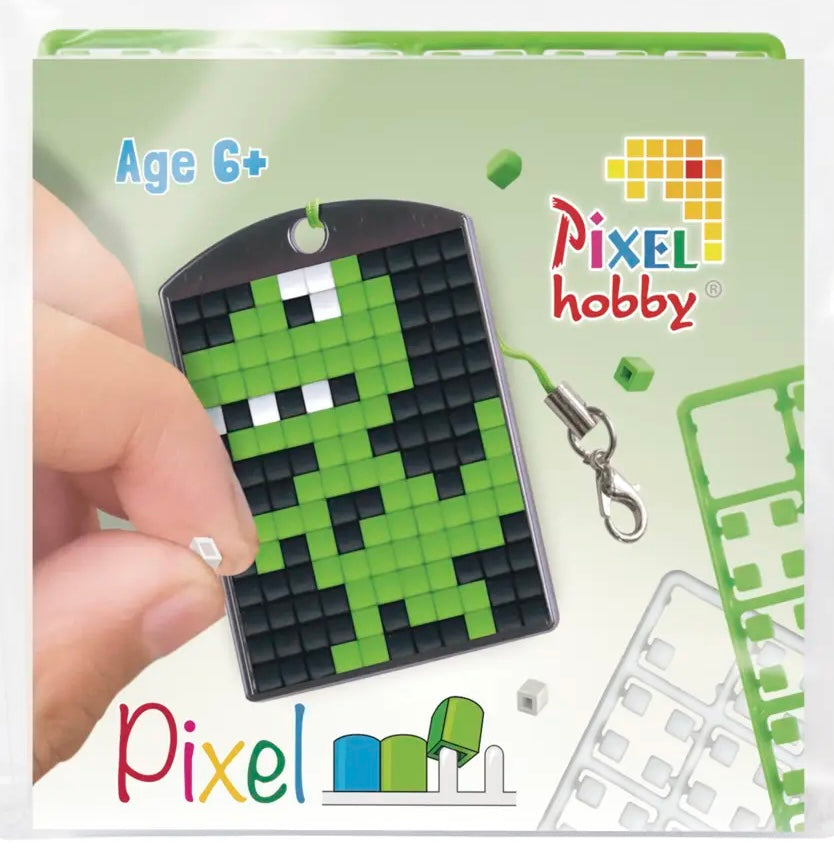 Pixel Medallion Keychain - T-Rex 23109