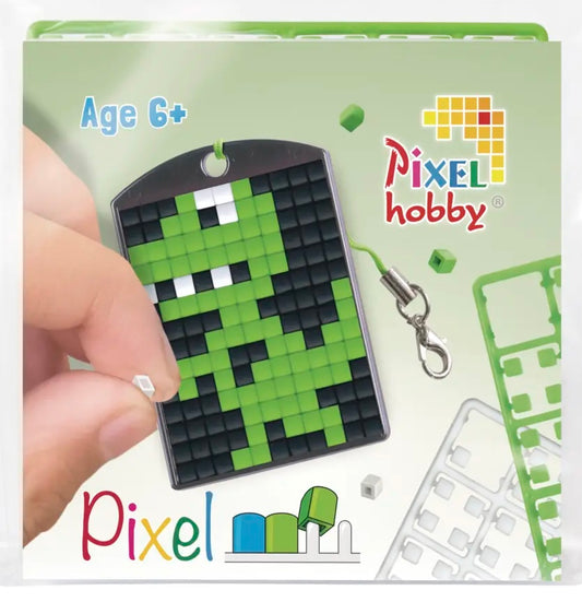 Pixel Medallion Keychain - T-Rex 23109