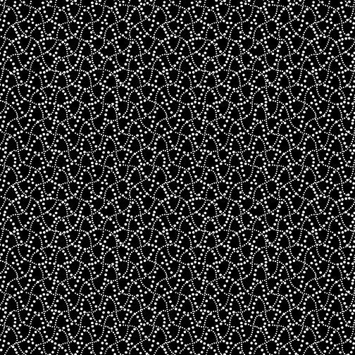 Dot Waves Black/White 10405-90