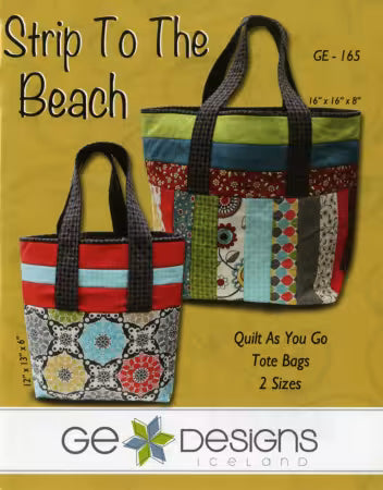 Strip to the Beach Tote Bags - GE165