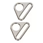 1" triangle ring - nickel