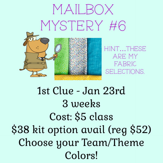 Mailbox Mystery #6 Class & Kit