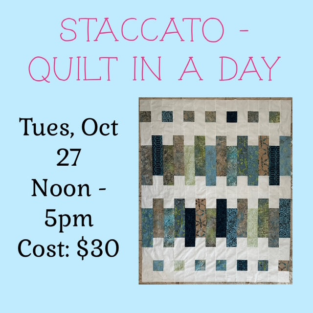 Staccato- Quilt in a Day