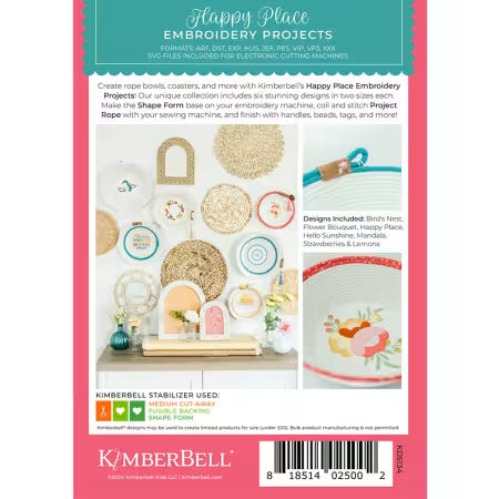 Happy Place Embroidery Kimberbell - KD5134